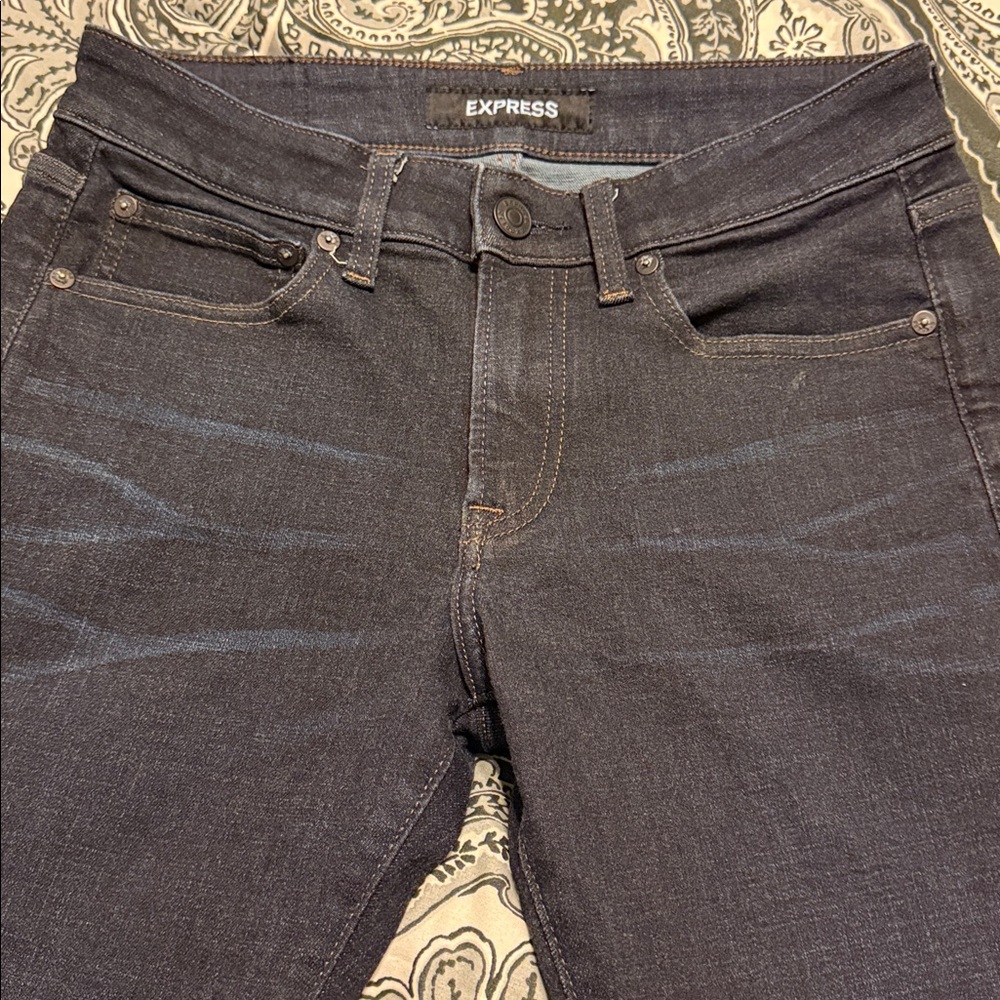 Express Midnight Blue Denim Jeans